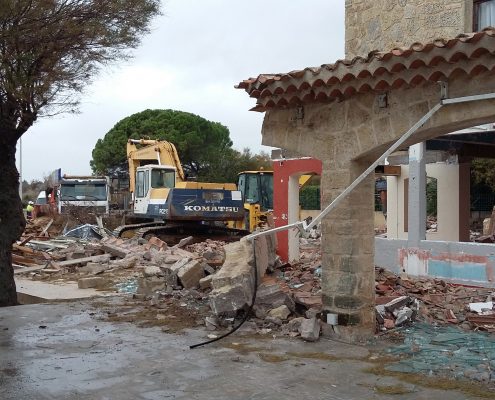 CHANTIER DE DÉMOLITION - LA CÔTE BLEUE À BOUZIGUES